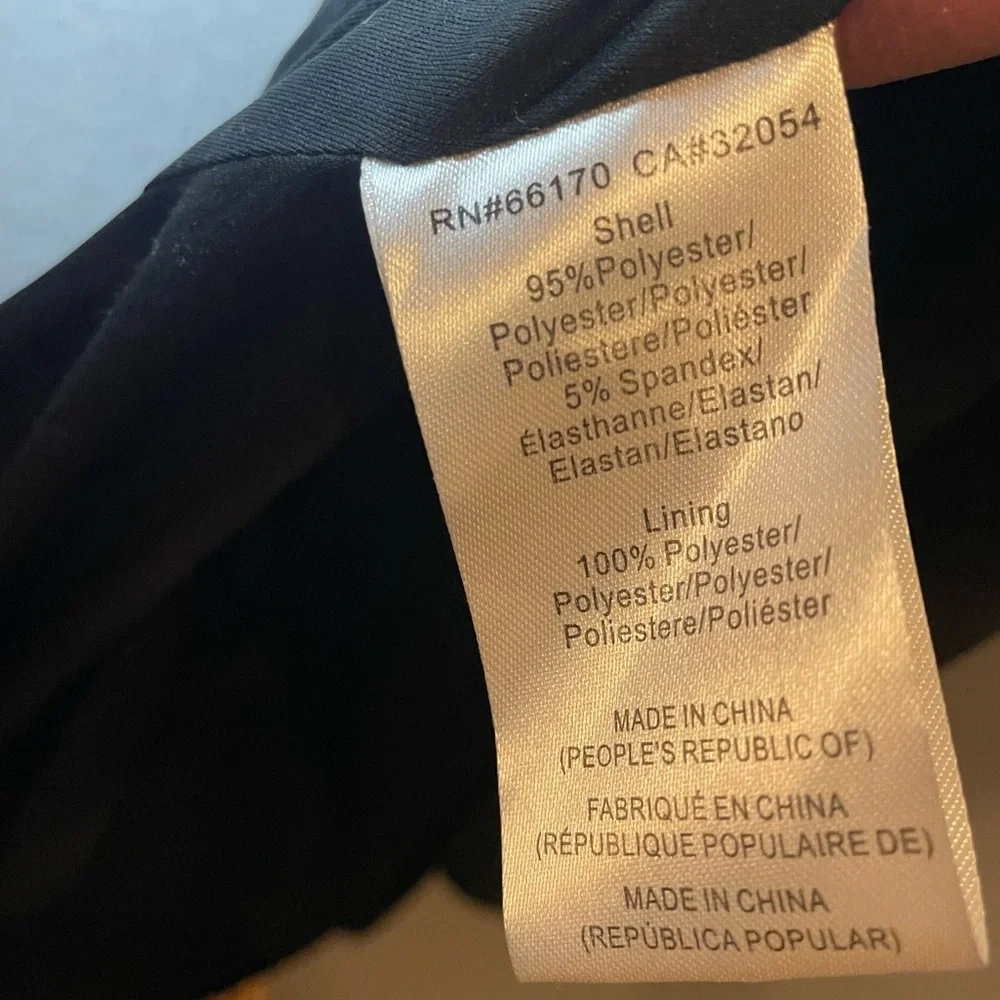 Hutch Black Waterfall Jacket L NWT Faux Suede Open Front Blazer Evening Holiday - Picture 4 of 9